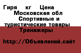 Гиря 24 кг. › Цена ­ 1 500 - Московская обл. Спортивные и туристические товары » Тренажеры   